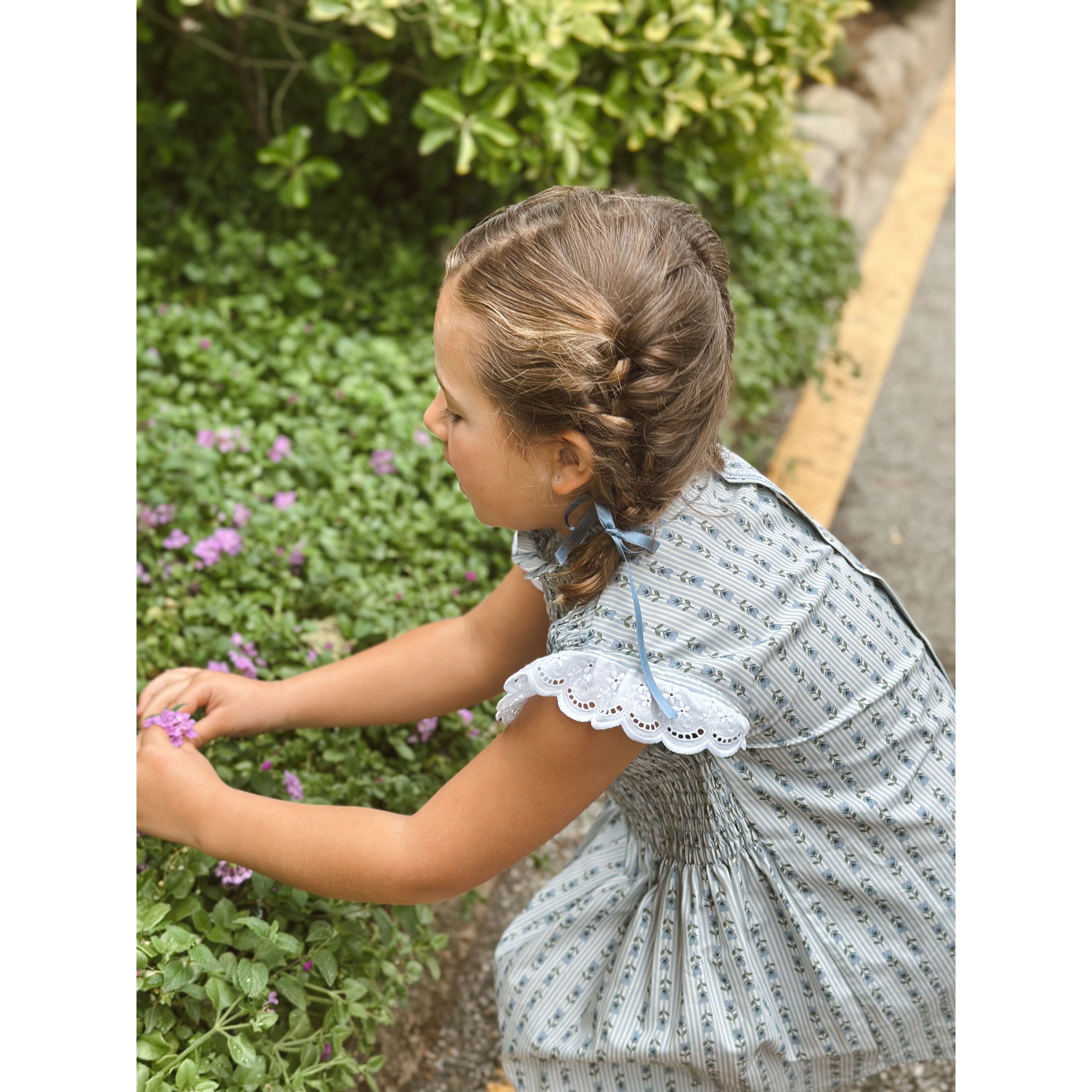 Vestido Petal Blue