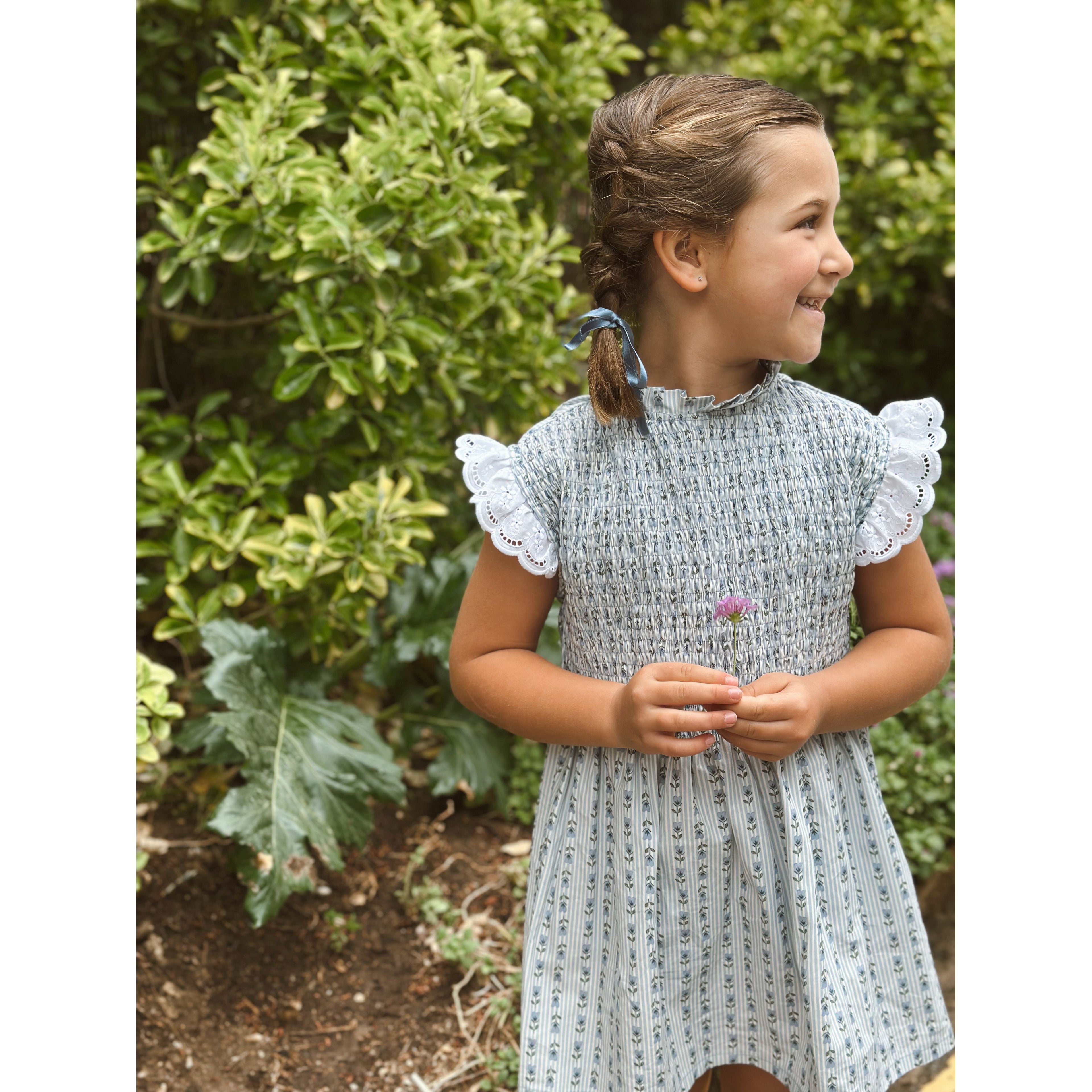 Vestido Petal Blue
