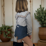 Shorts de punto Azul Brisa