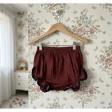 Cubrepañal Castaña