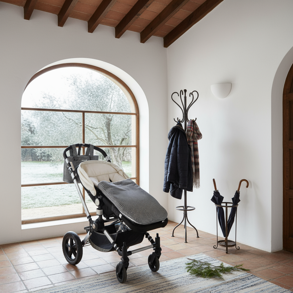 Saco Silla Vichy Negro de Invierno