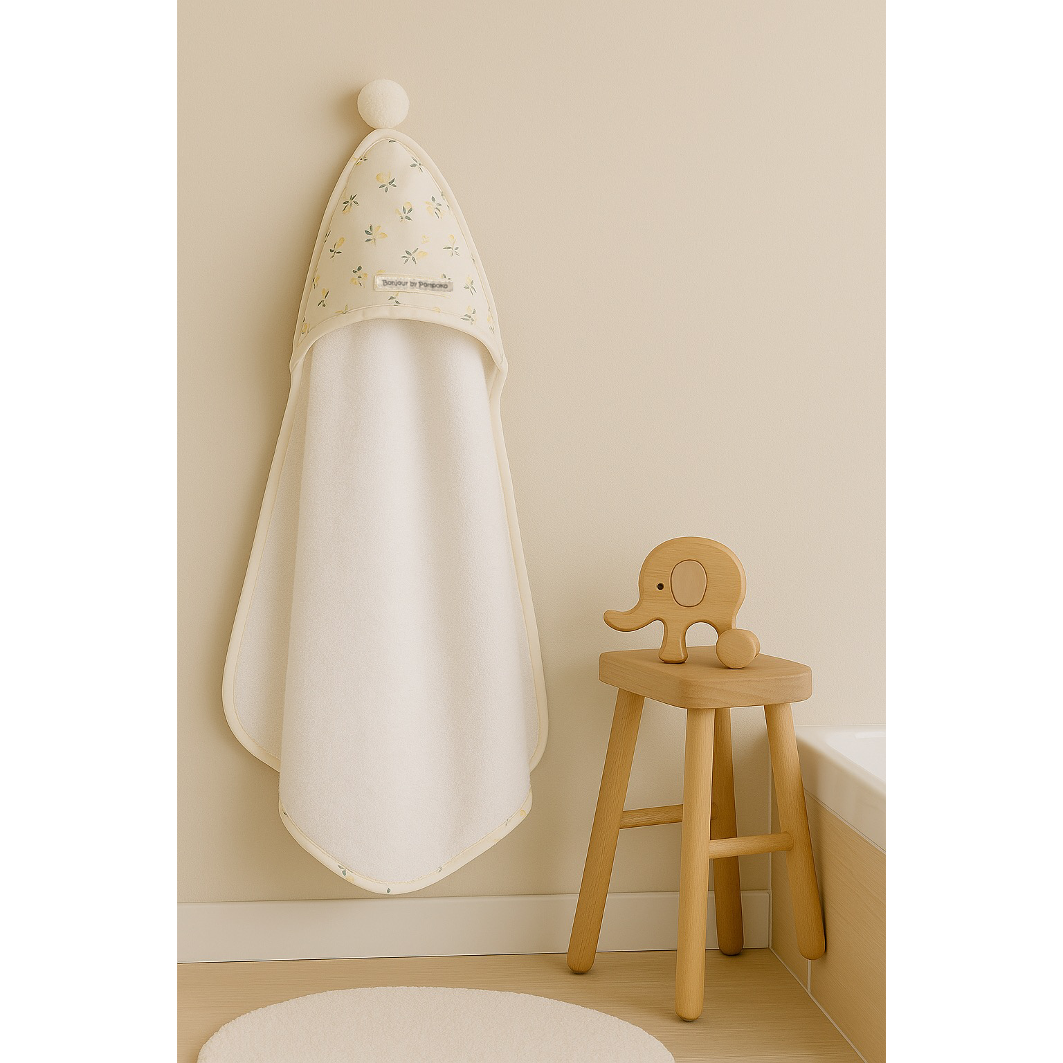 Toalla Pompón Limón