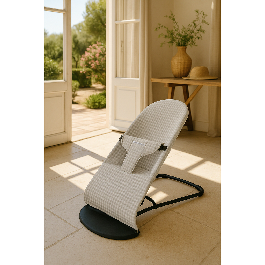 Funda hamaca BabyBjörn Vichy Gris