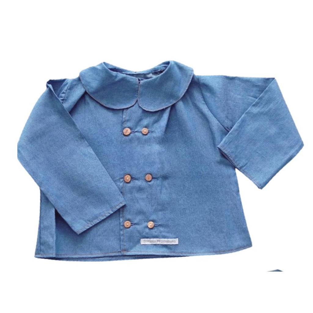 Camisa Denim Cruzada