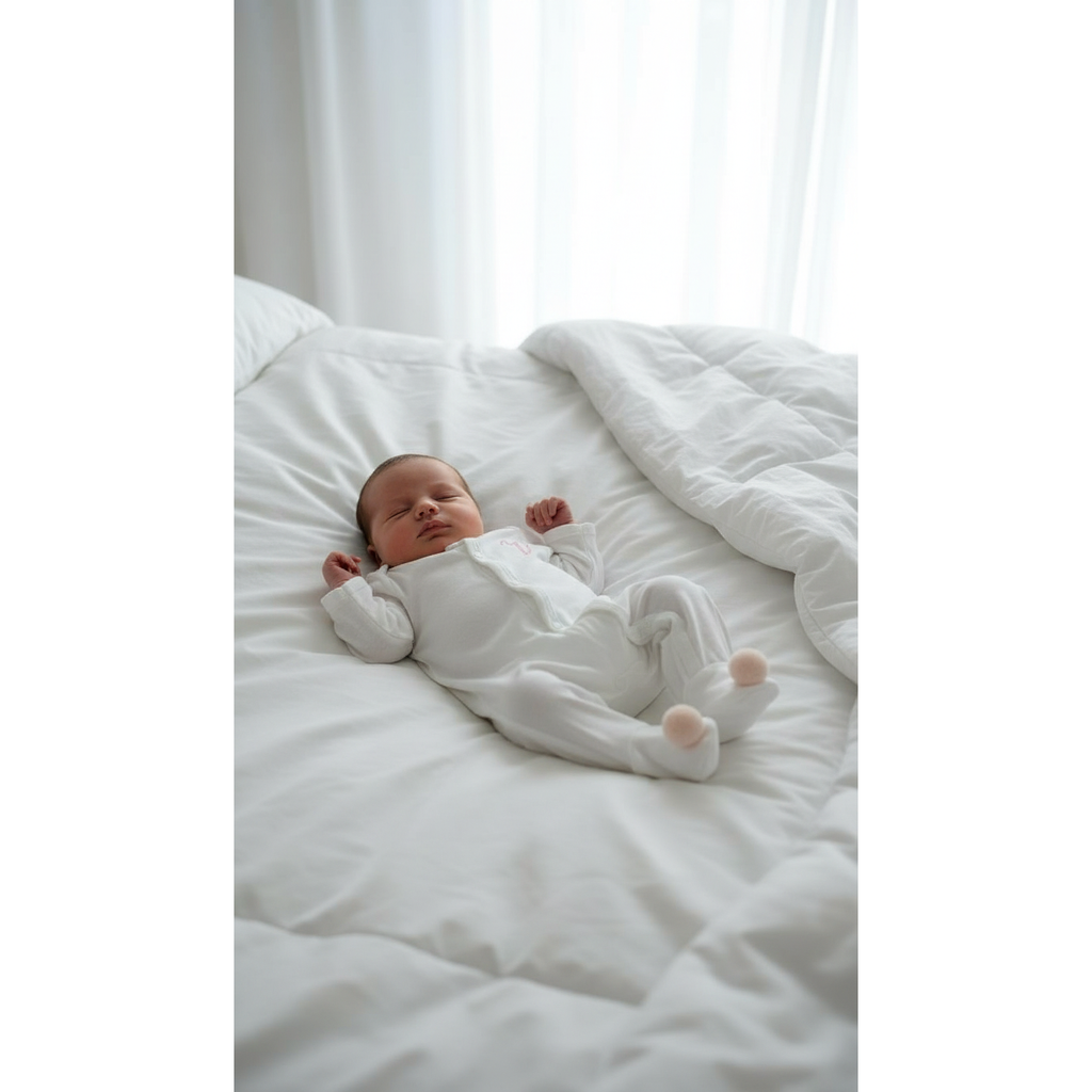 Pijama Pompón Bordado New Born