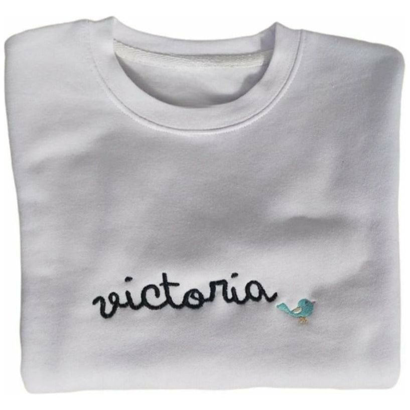 Sudadera Personalizada Blanca Niño