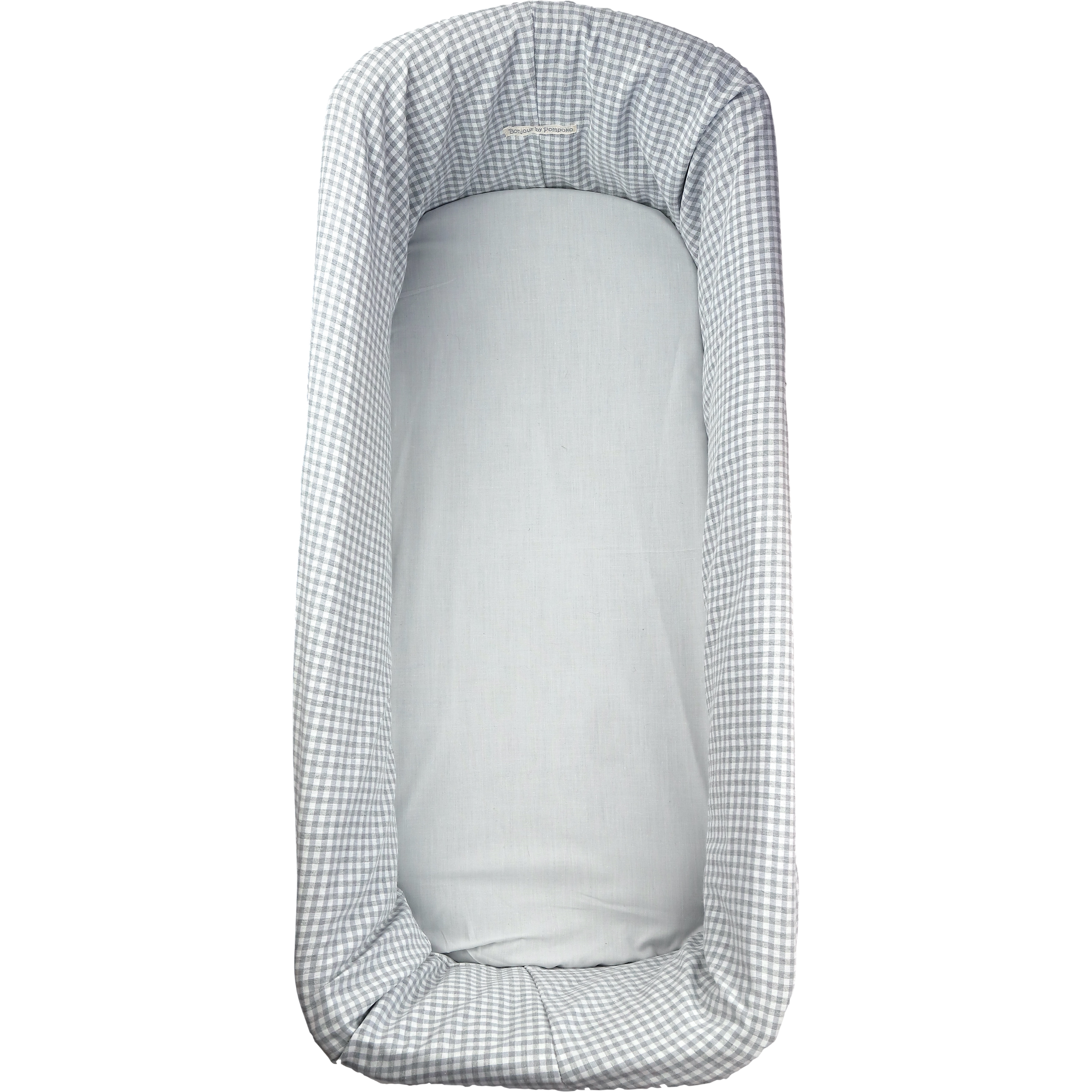 Light Gray Cubrecapazo Vichy Gris