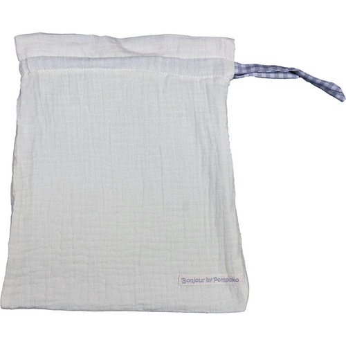 Light Gray Bolsa Guardatodo Cierre Vichy Gris