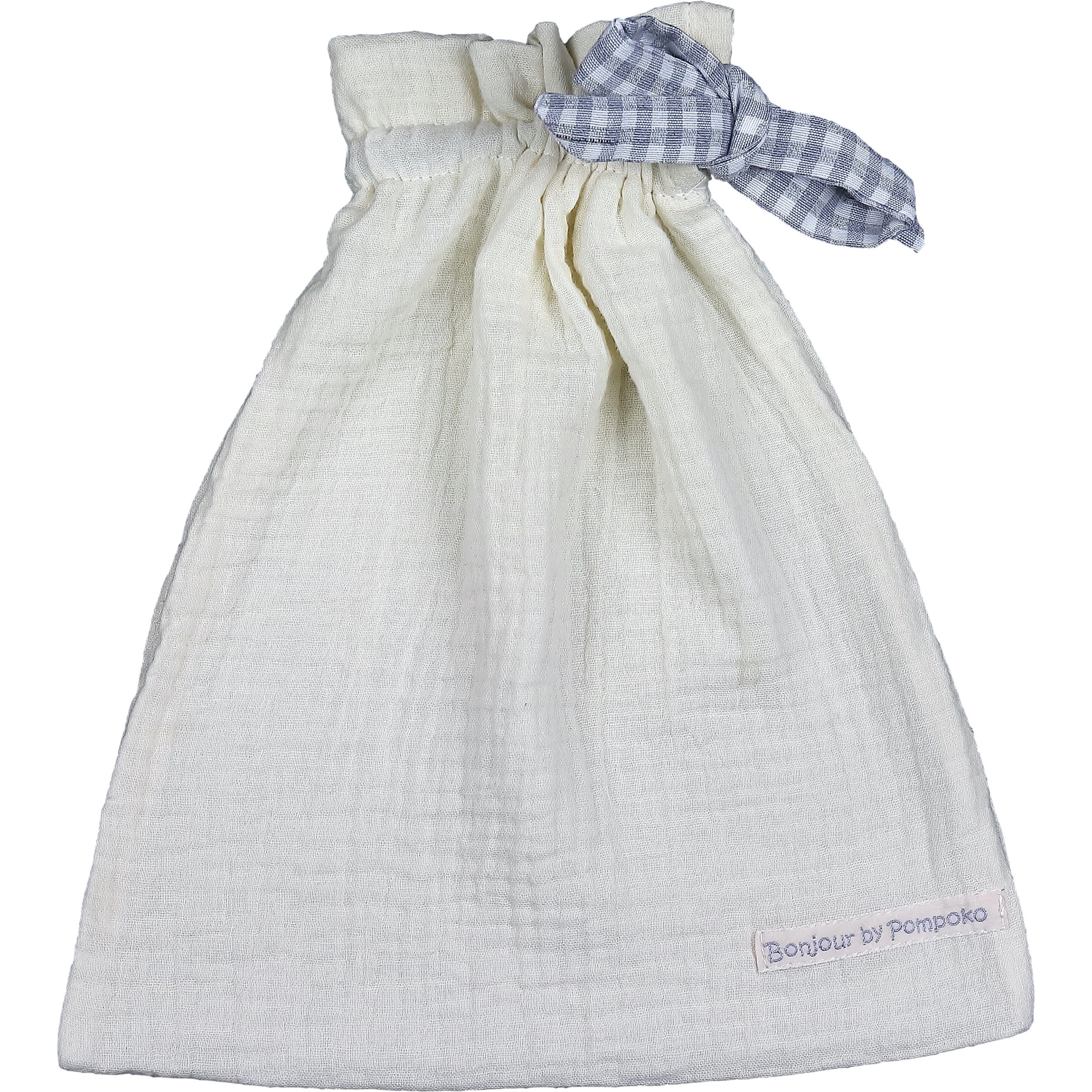 Light Gray Bolsa Guardatodo Cierre Vichy Gris