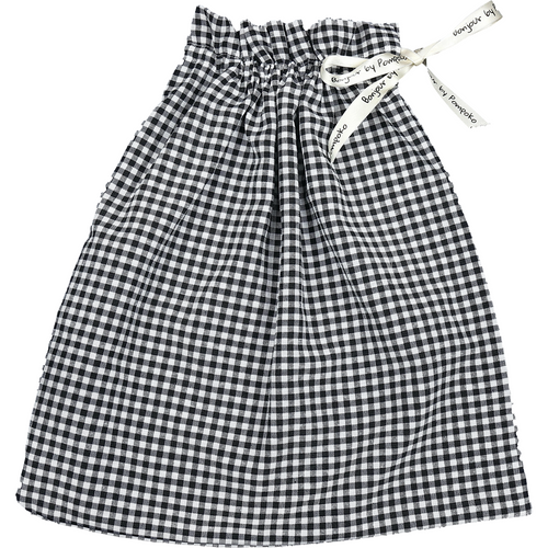 Light Gray Bolsa Guardatodo Vichy Negro