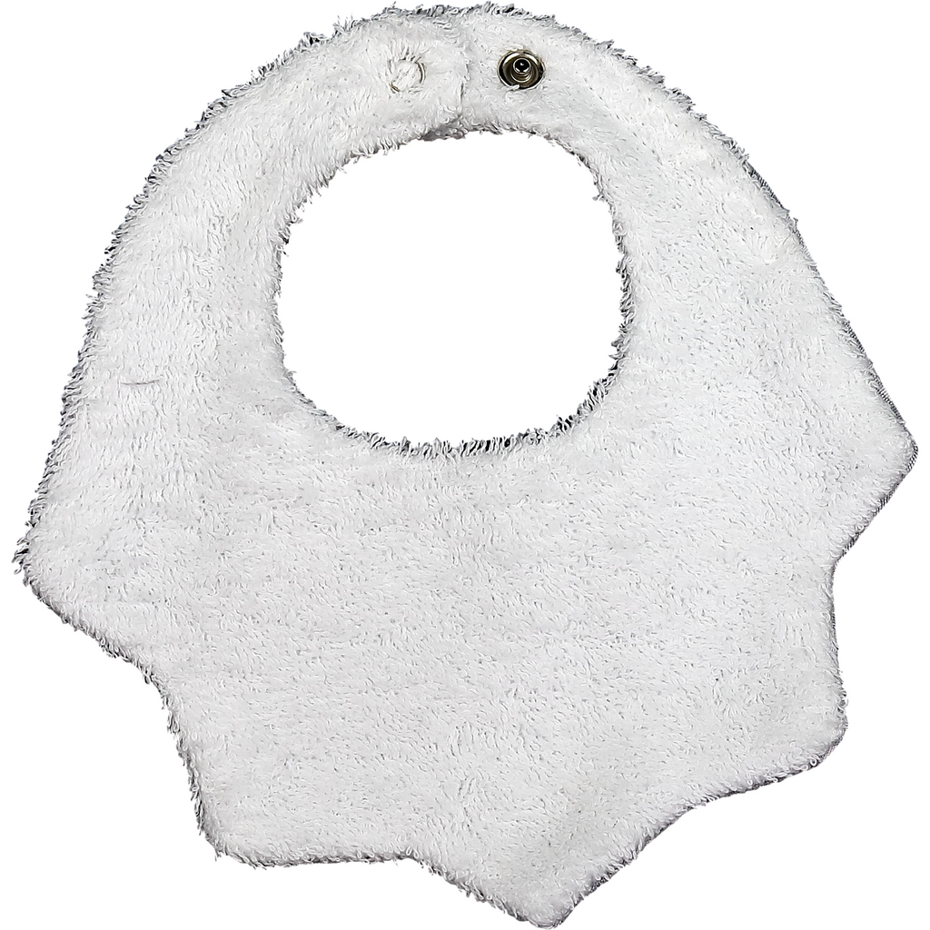 Light Gray Babero Estrella Vichy Gris