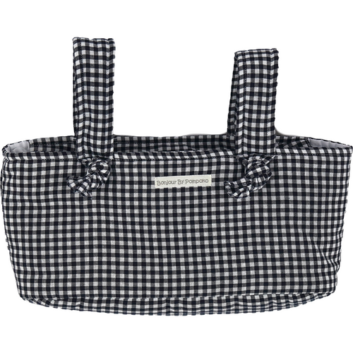 Light Gray Mini Vichy Azul Marino