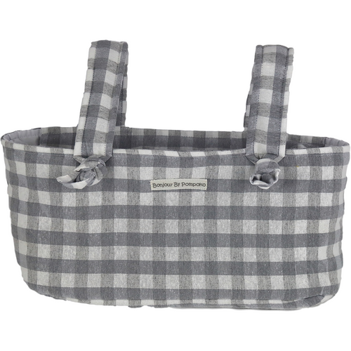 Light Slate Gray Mini Vichy Gris Plus