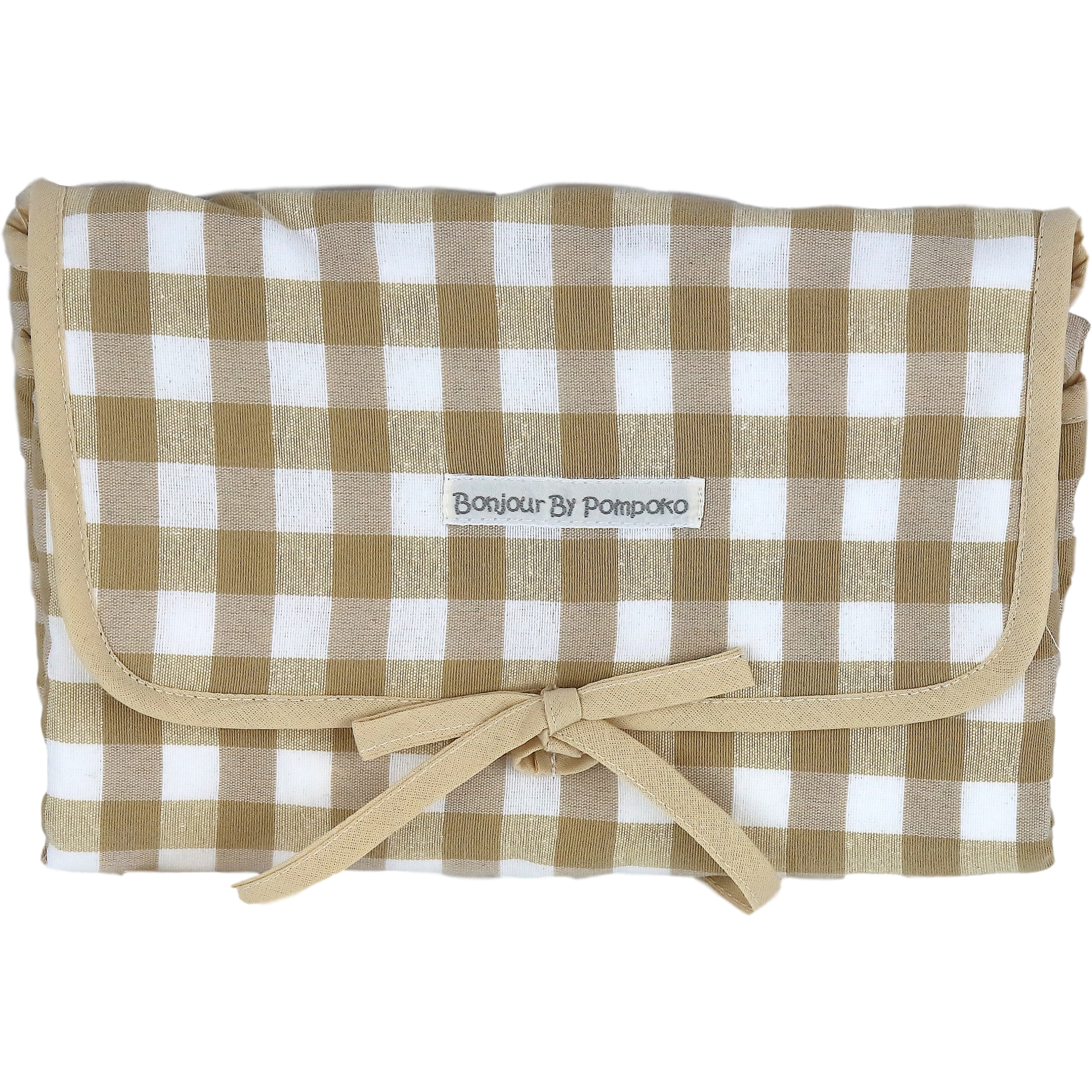 Rosy Brown Cambiador Vichy Camel Plus