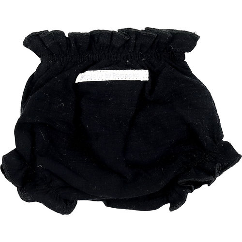 Black Cubrepañal Bambula Negro