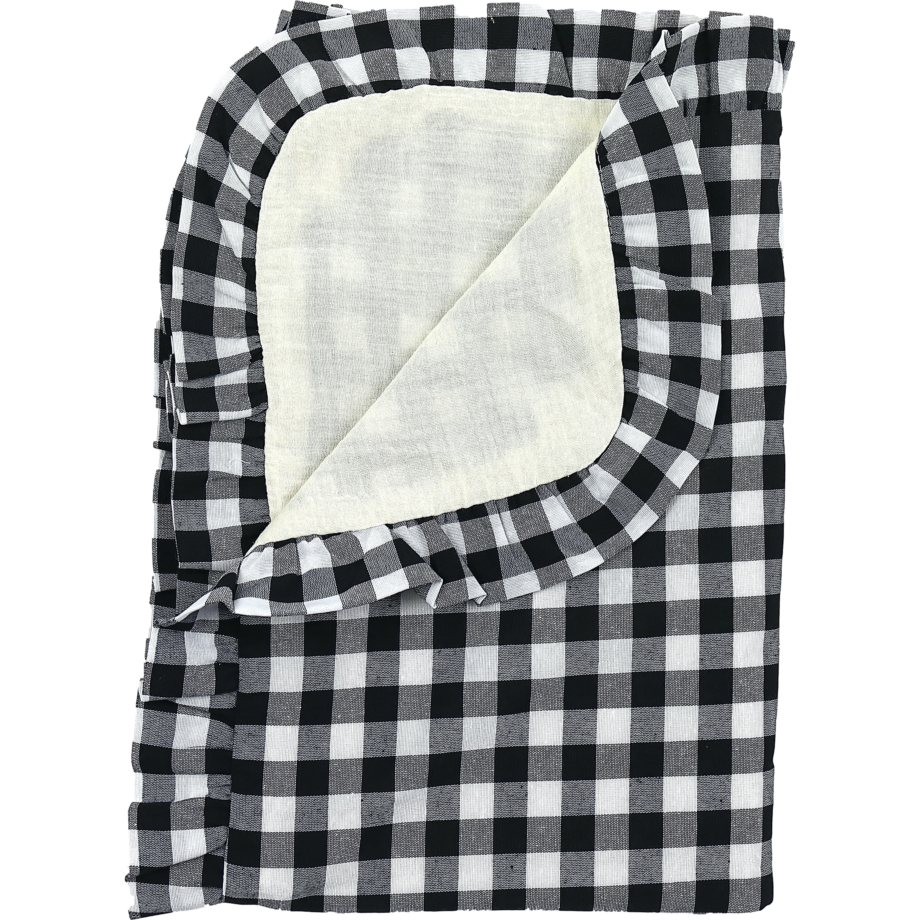 Black Colchita de Verano Vichy Negro Plus