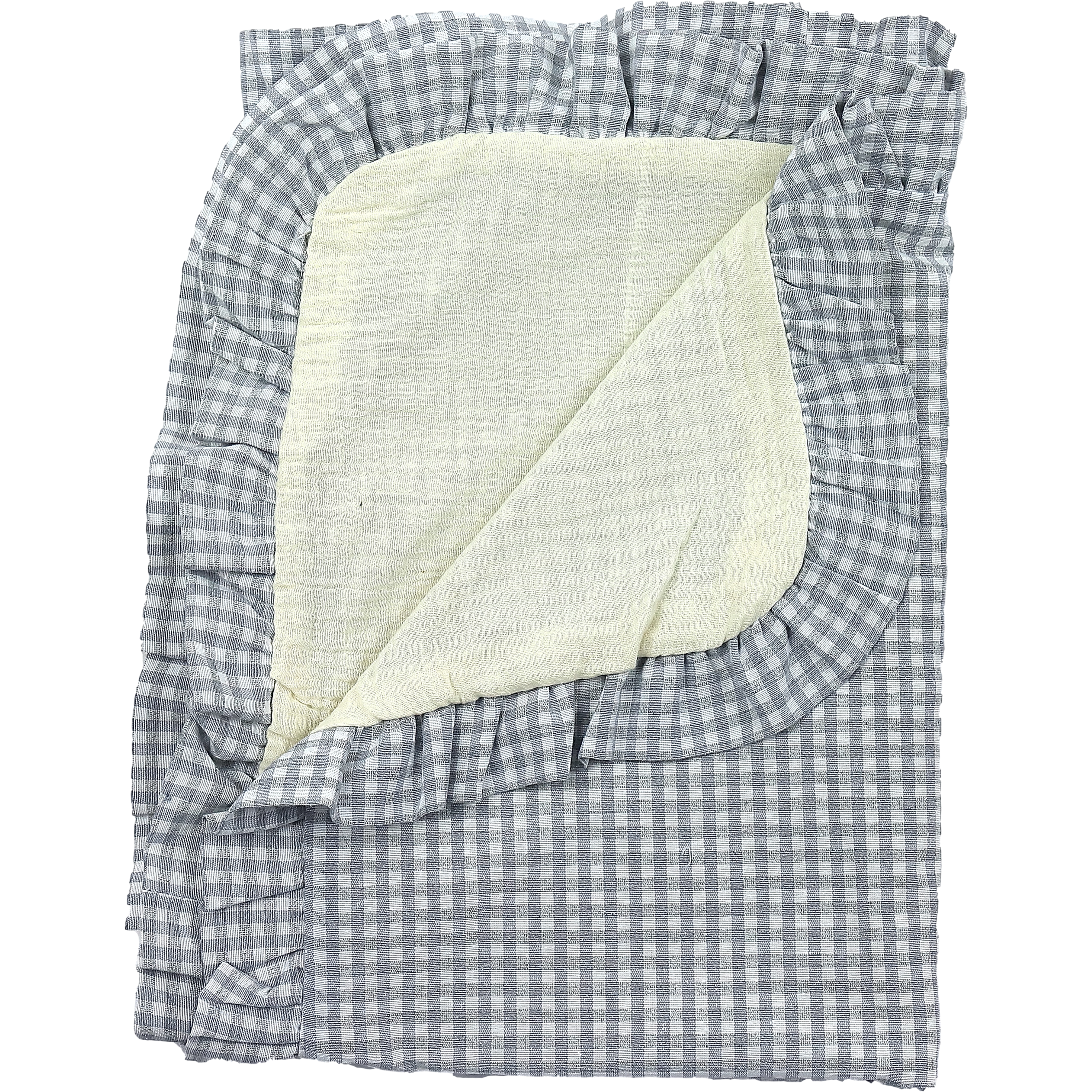 Light Gray Colchita de Verano Vichy Gris