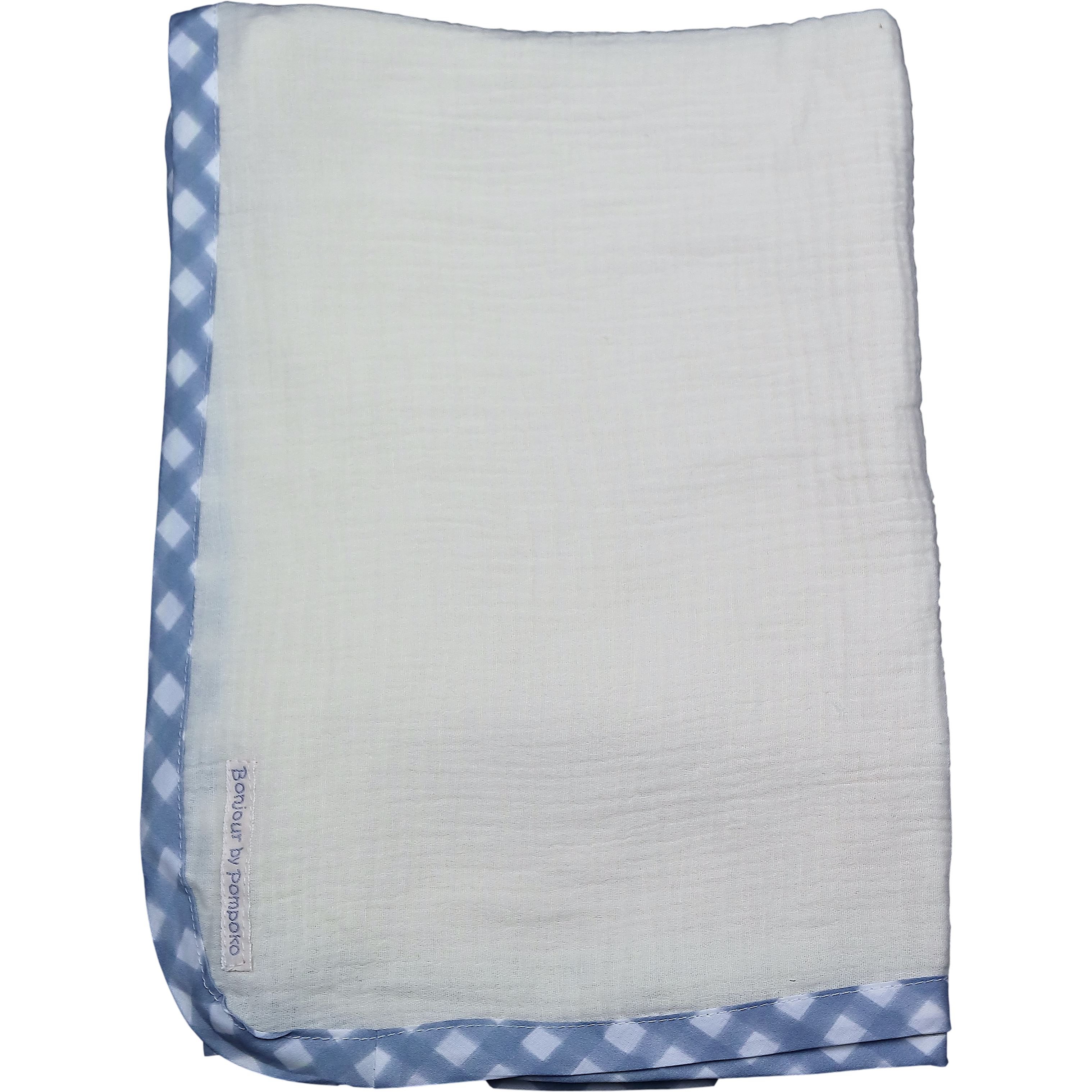 Light Gray Muselina Acuarela Azul Acero