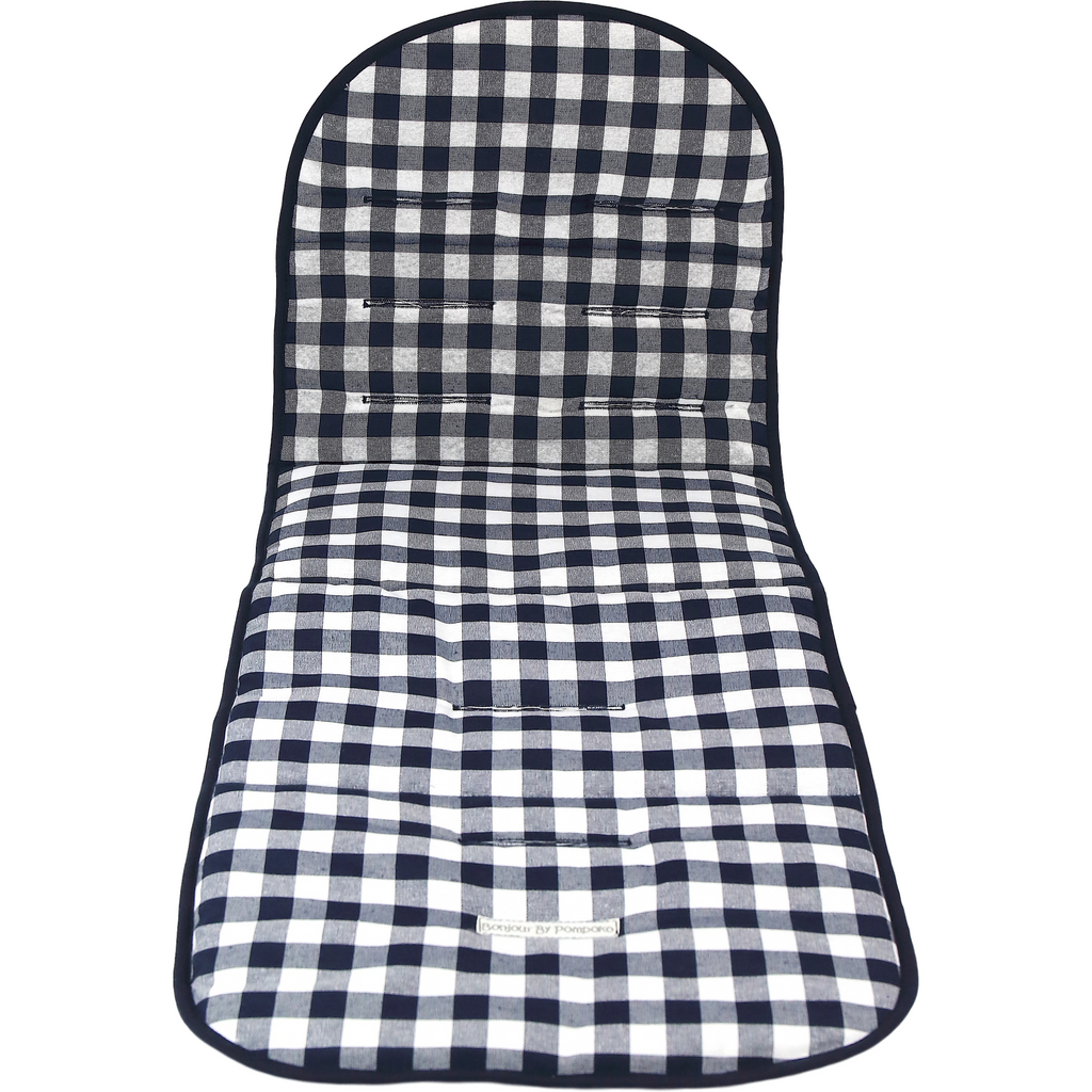 Dark Slate Gray Colchoneta Universal Vichy Azul Marino Plus