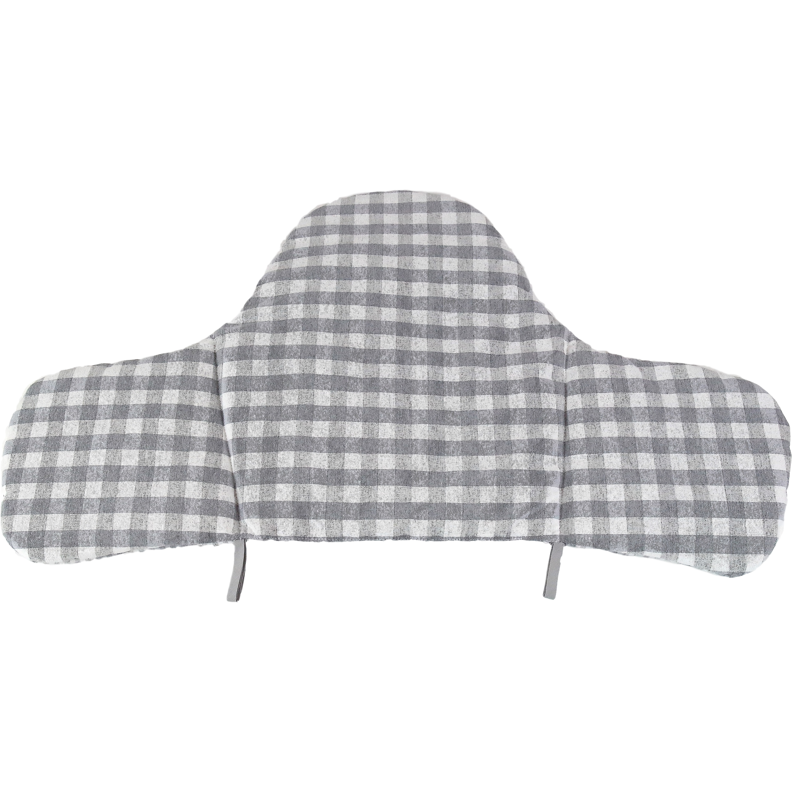 Gray Cojín para trona ANTILOP IKEA reversible Vichy Gris / Vichy Gris Plus