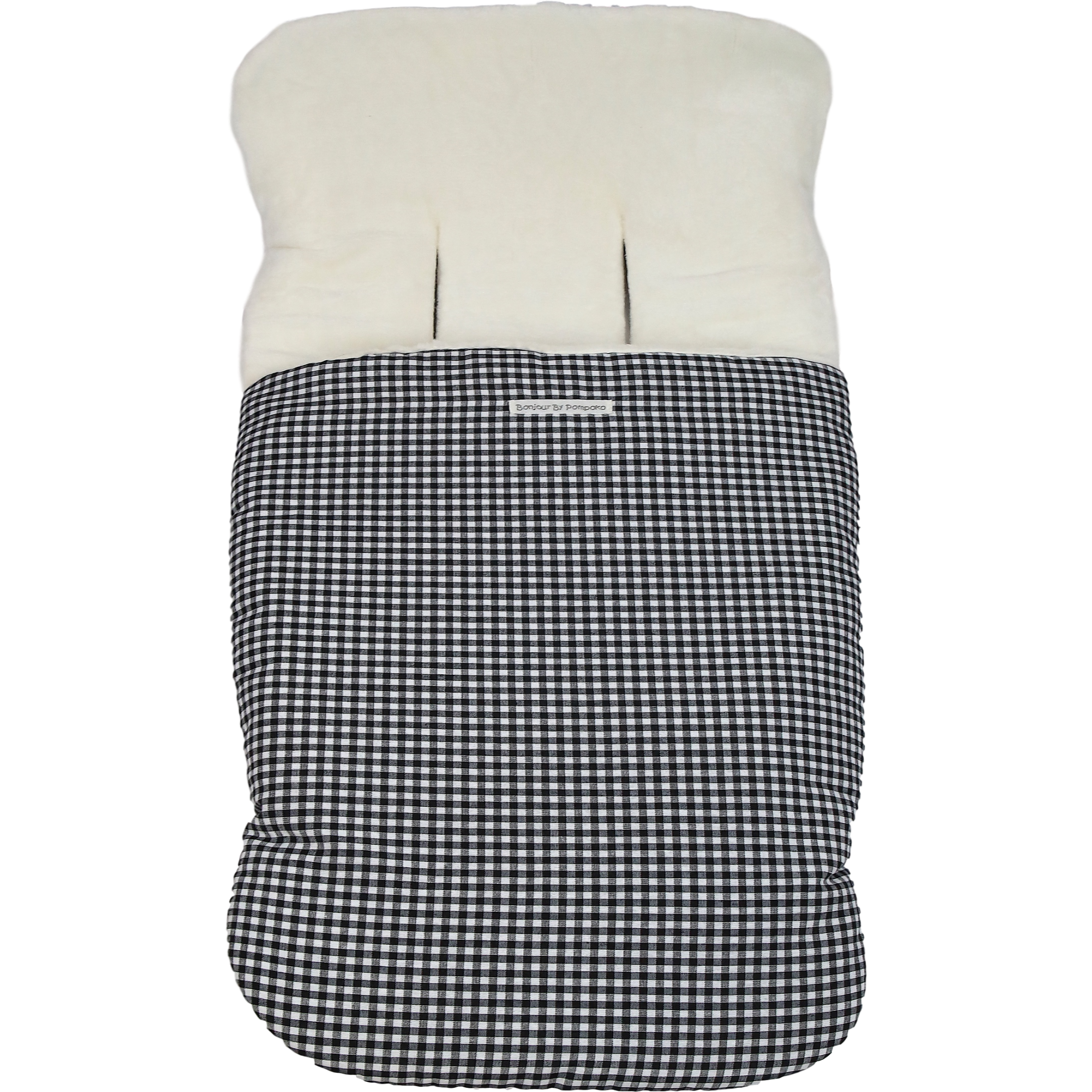 Light Gray Saco Silla Vichy Azul Marino