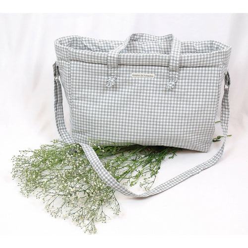 Light Gray Maternidad Vichy Gris