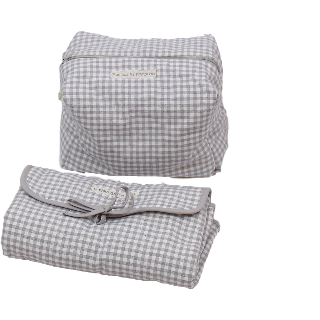 Dark Gray Neceser Vichy Gris