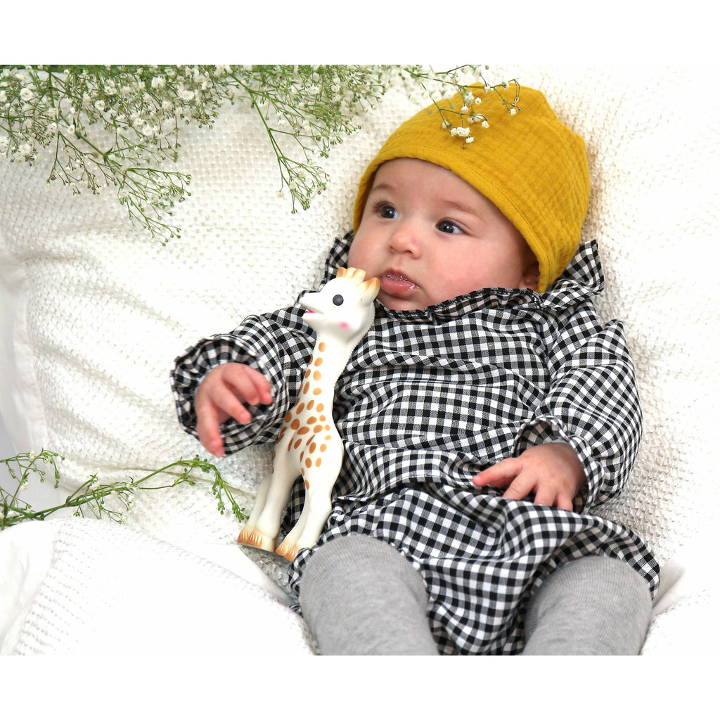 Light Gray Blusa Vichy Negro