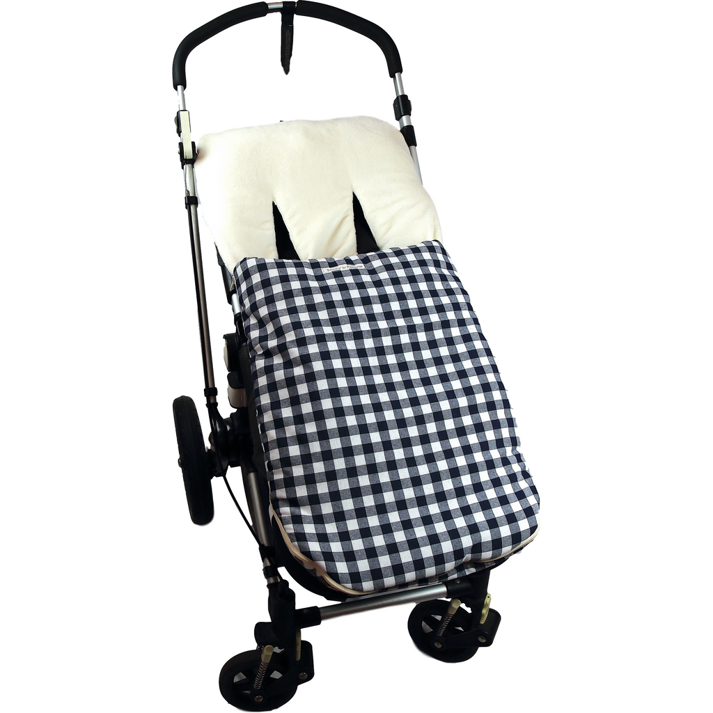 Beige Saco Silla Vichy Azul Marino Plus