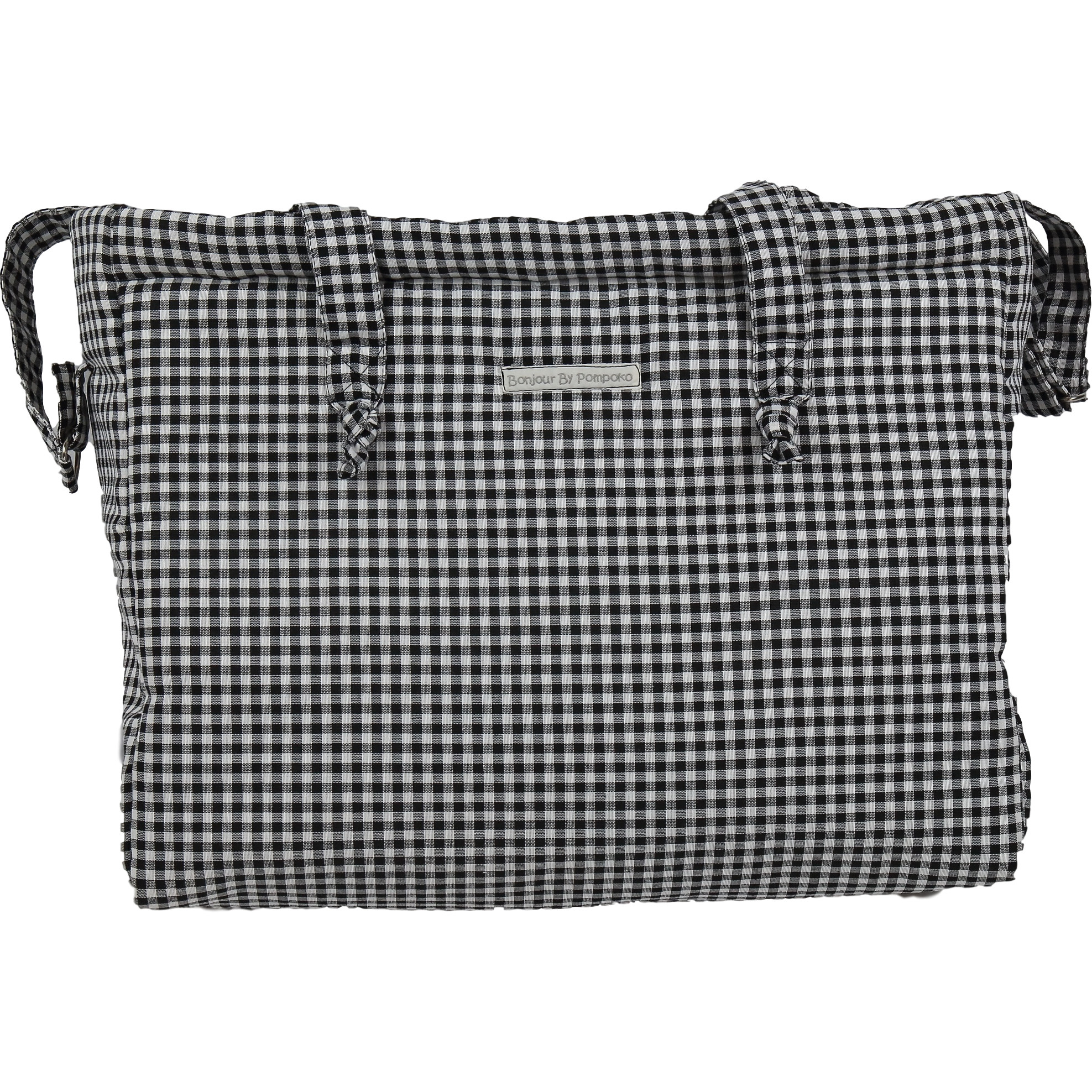 Dark Slate Gray Maternidad Vichy Negro