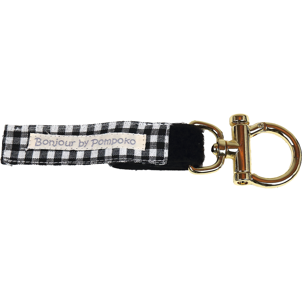 Light Gray Gancho para Carro Vichy Negro