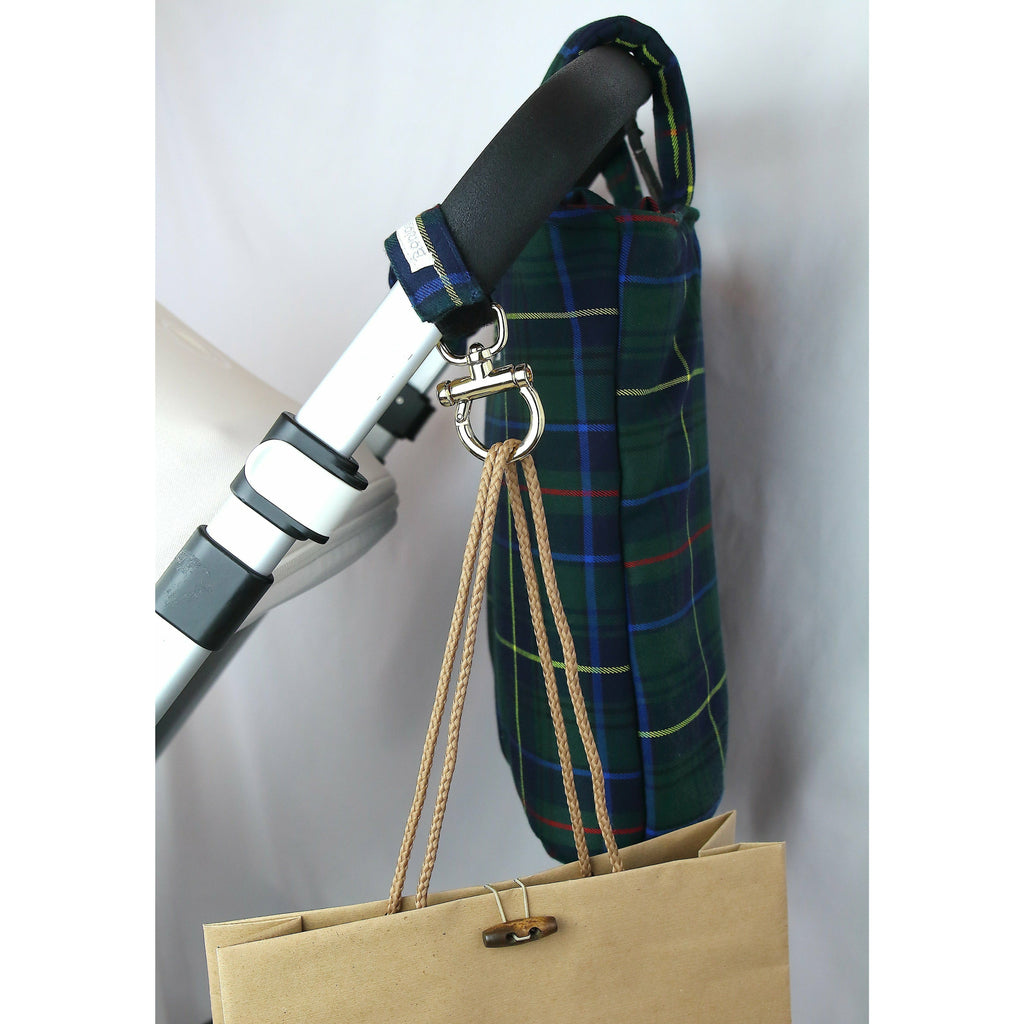 Gray Gancho para Carro Vichy Negro