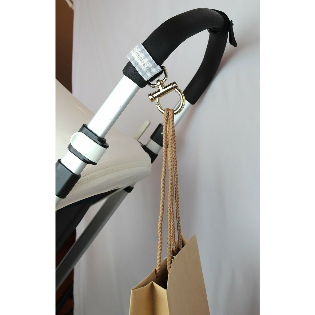 Dark Gray Gancho para Carro Vichy Negro