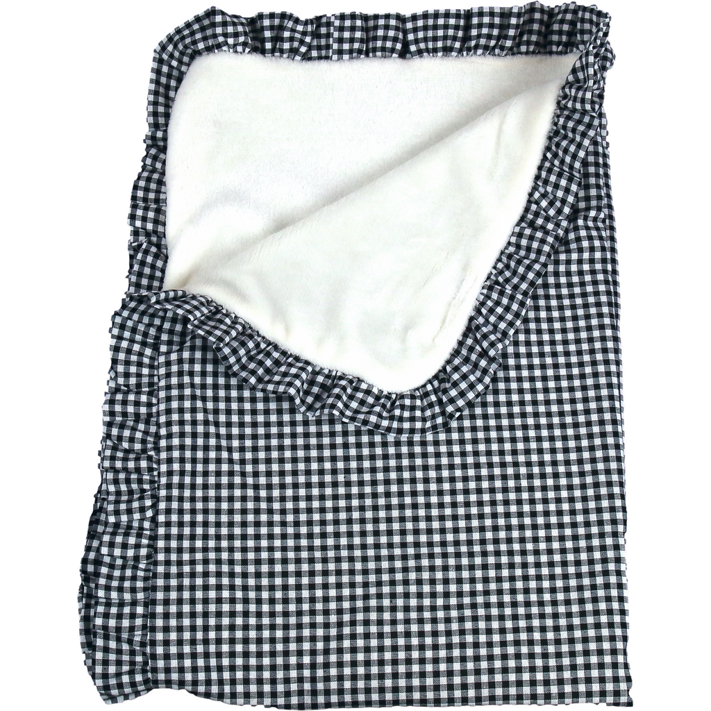 Dark Slate Gray Manta Arrullo Polar Vichy Negro