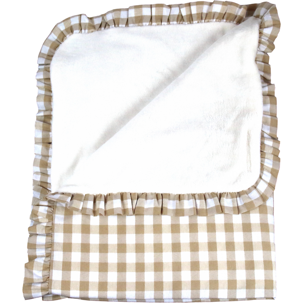 Light Gray Manta Arrullo Polar Vichy Camel Plus