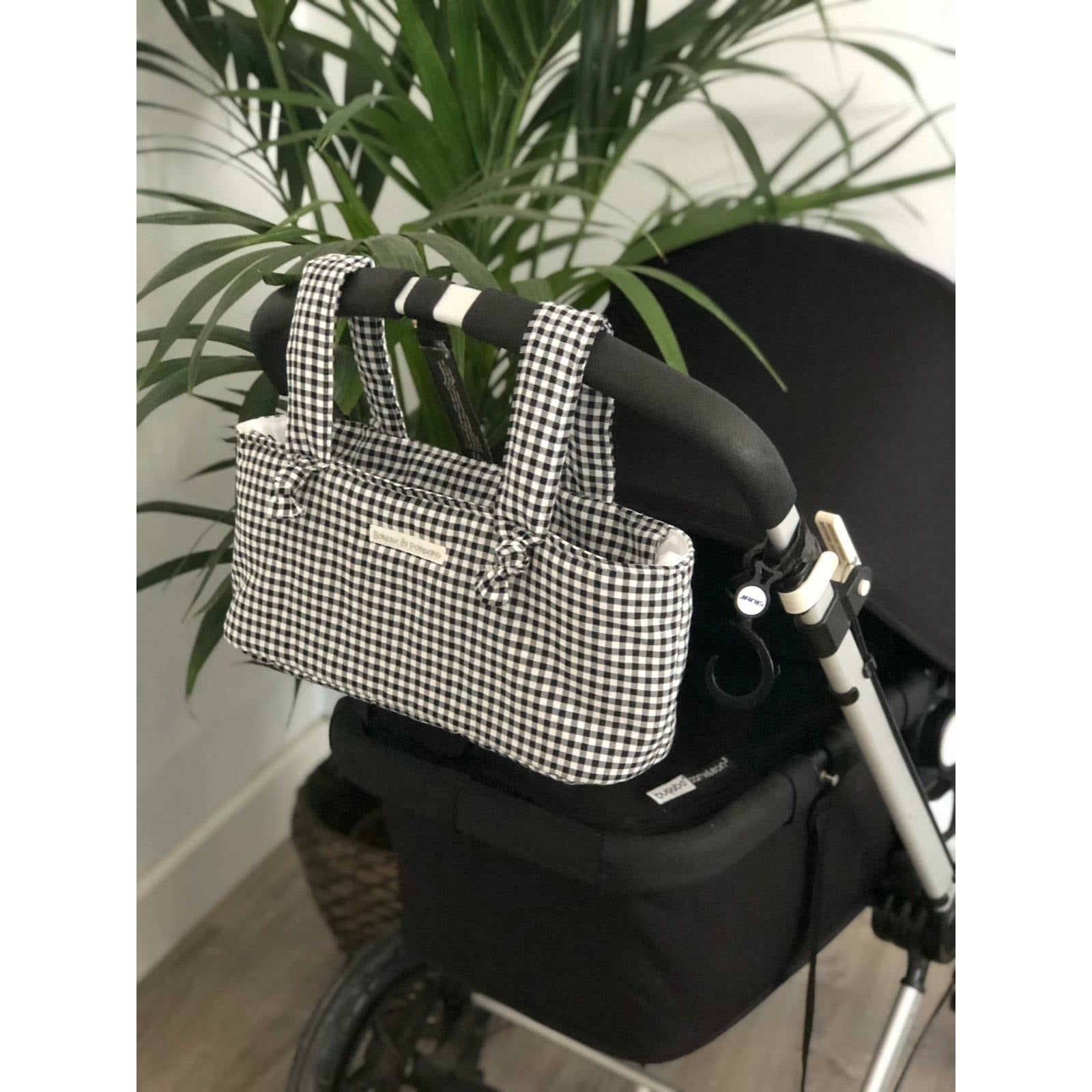 Dark Slate Gray Mini Vichy Negro