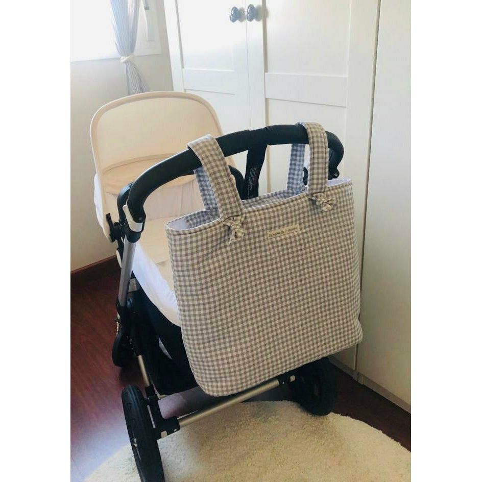 Rosy Brown Maxi Vichy Gris