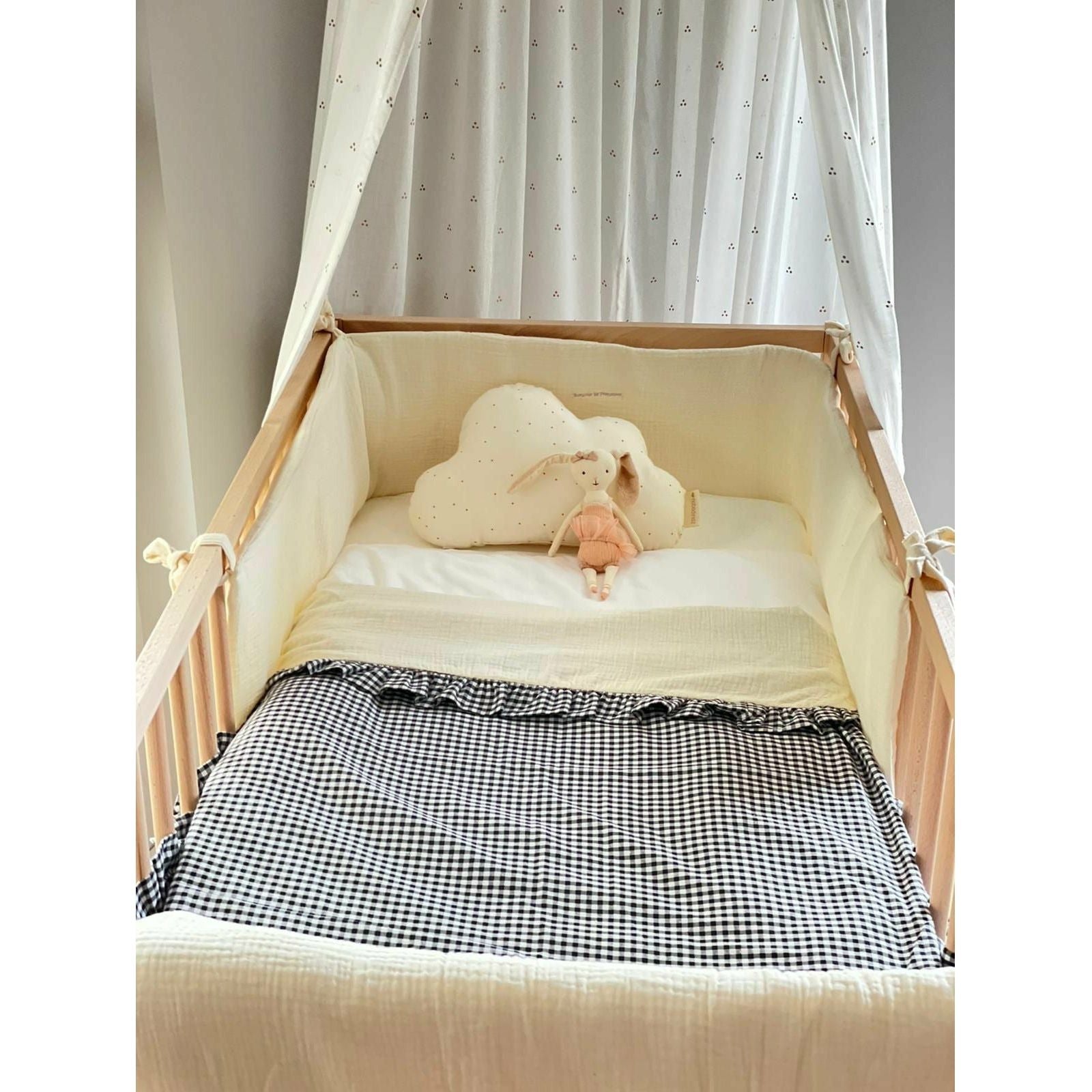 Dark Gray Chichonera Bambula Crudo