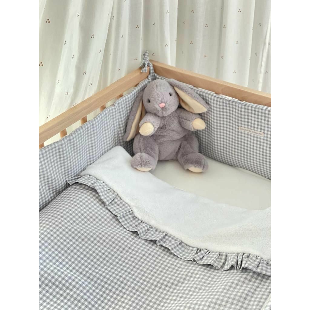 Gray Chichonera Cuna Vichy Gris