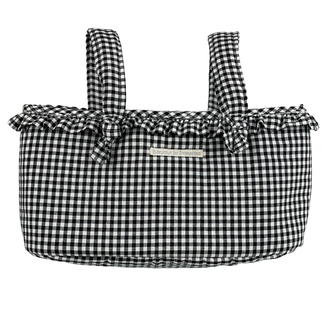 Dark Slate Gray Mini Paris Vichy Negro