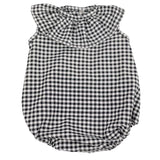 Pelele Sin Mangas Vichy Negro