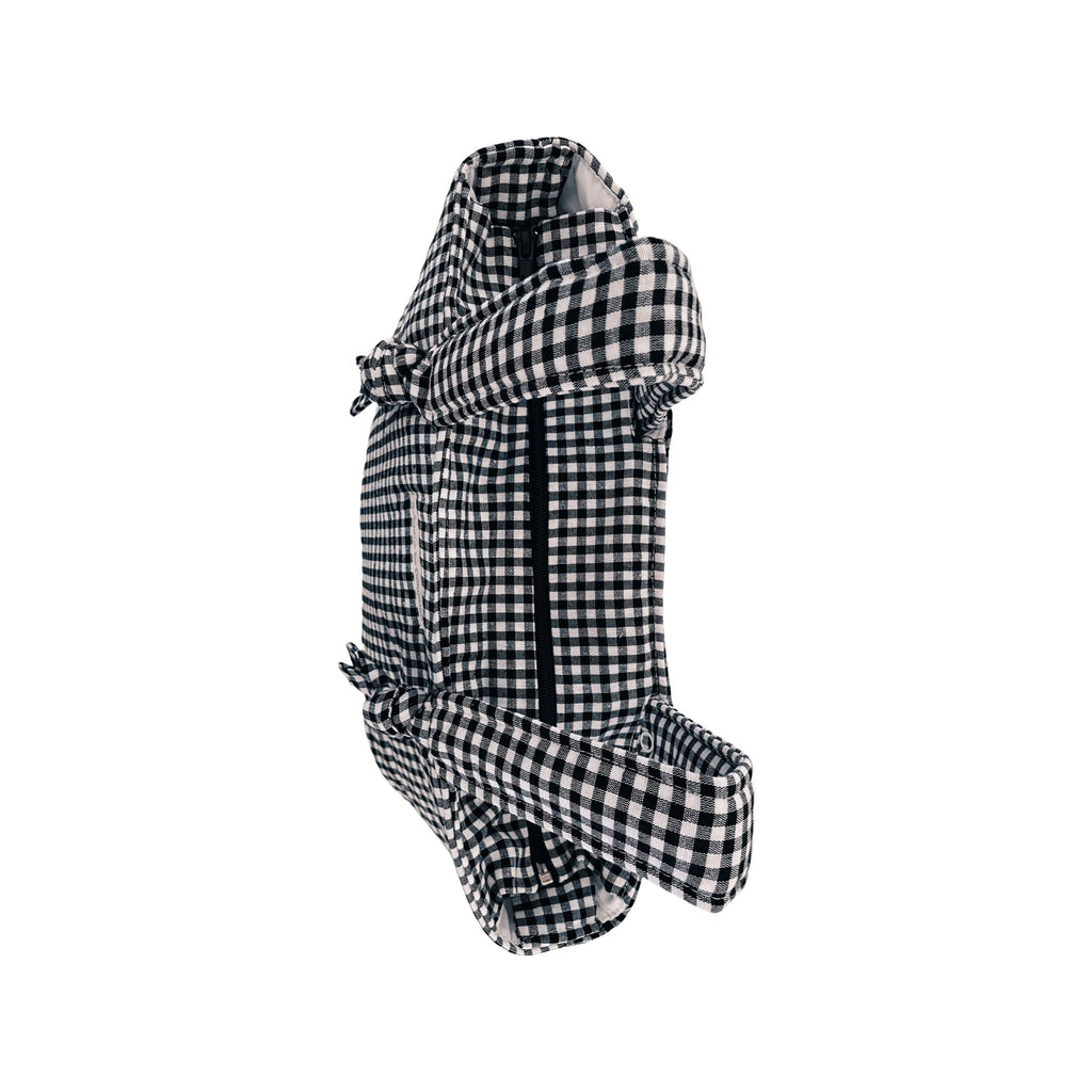 Light Gray Mini Vichy Negro