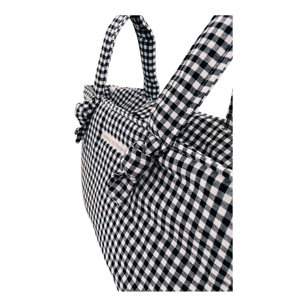 Dark Slate Gray Mini Vichy Negro