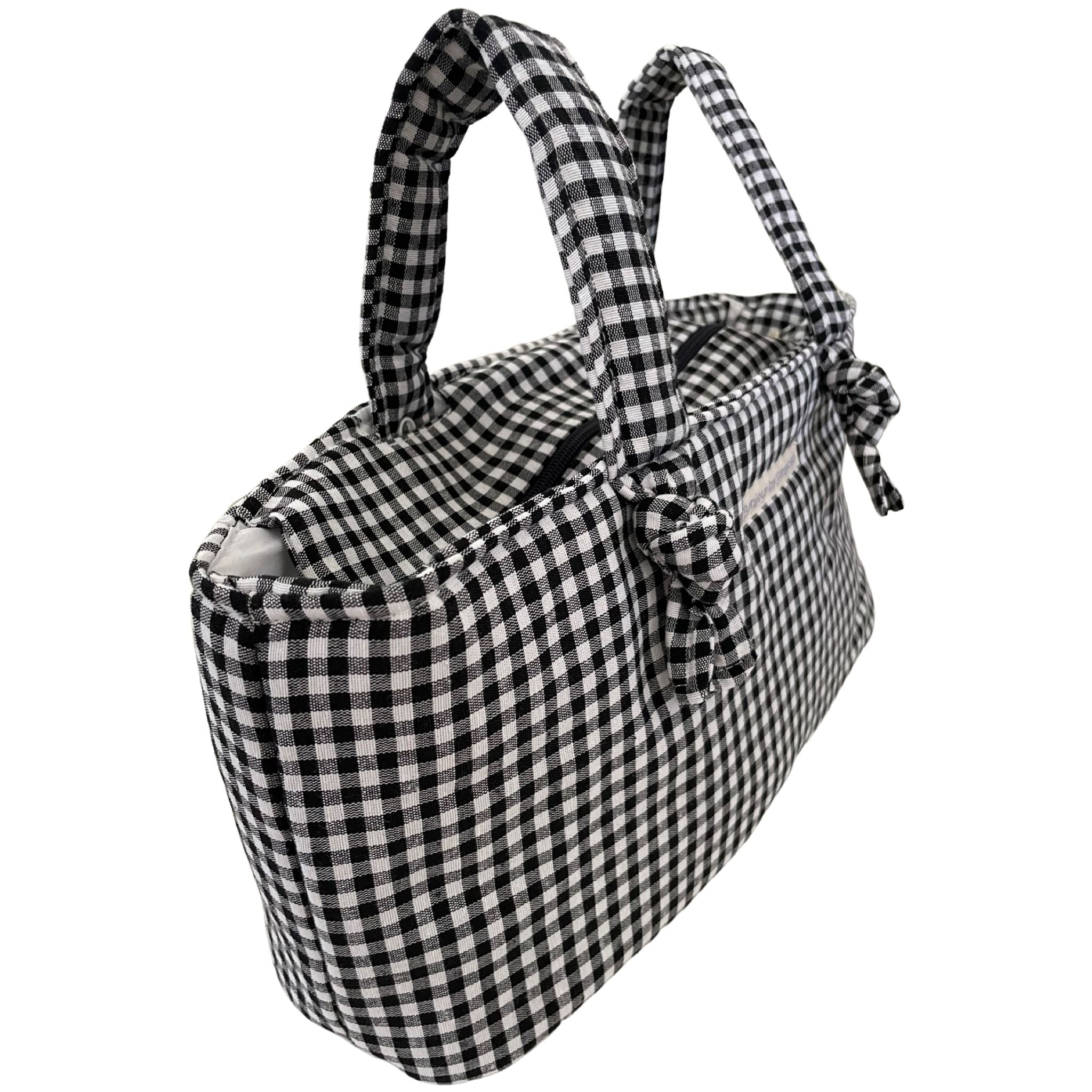 Dark Slate Gray Mini Vichy Negro