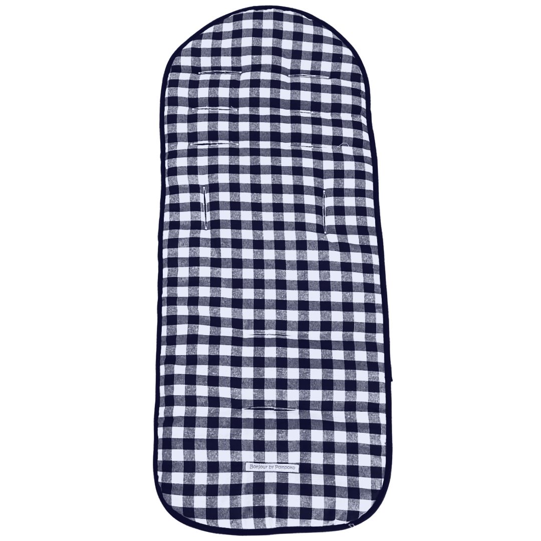 Dark Slate Gray Colchoneta Universal Vichy Azul Marino Plus