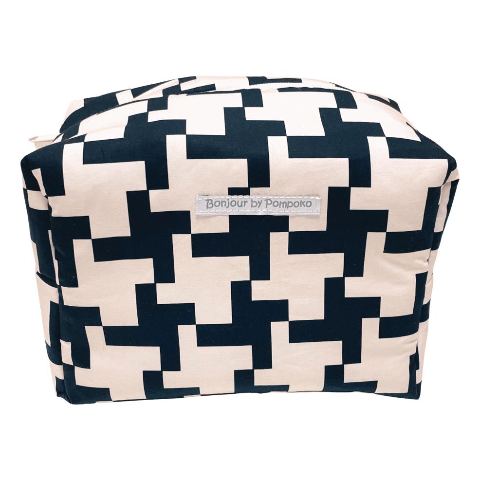 Light Gray Neceser Pata de Gallo