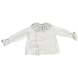Light Gray Blusa Ramitas Grises