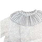 Light Gray Blusa Ramitas Grises