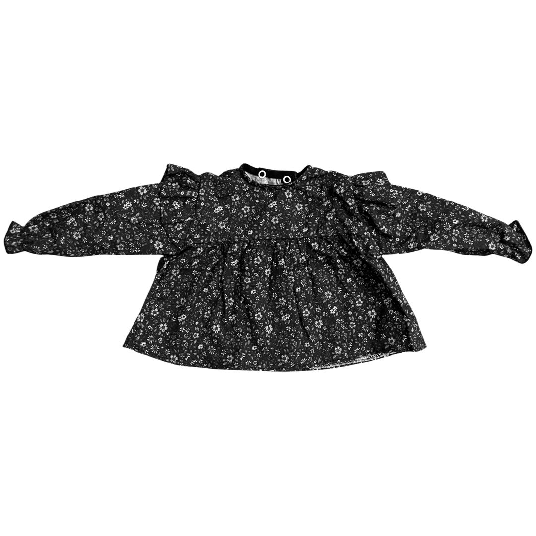 Black Blusa Vintage