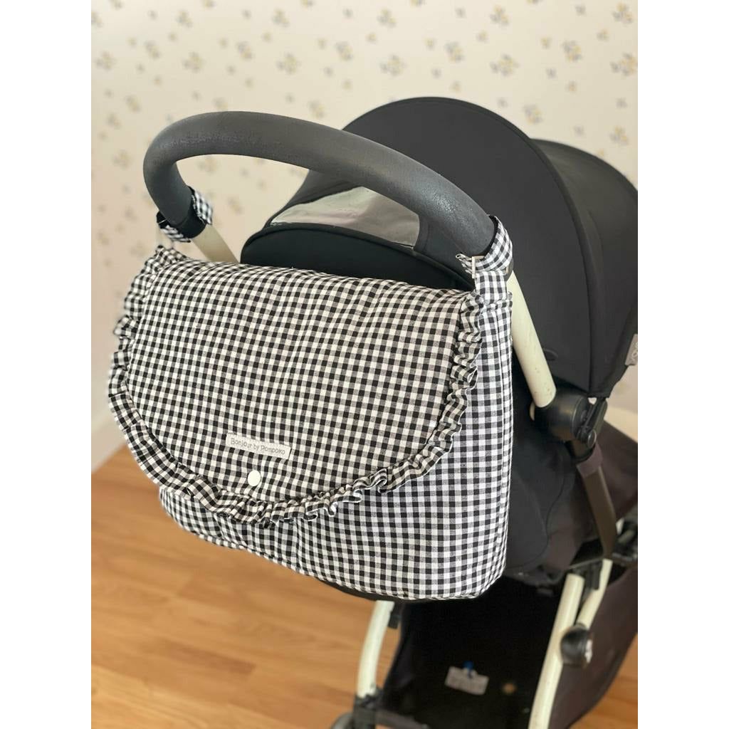 Gray Midi Vichy Negro